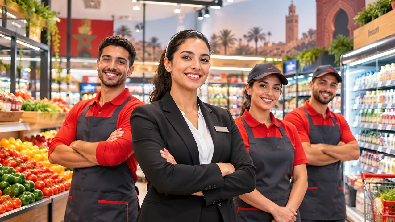 Grande distribution au Maroc